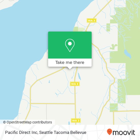 Pacific Direct Inc map