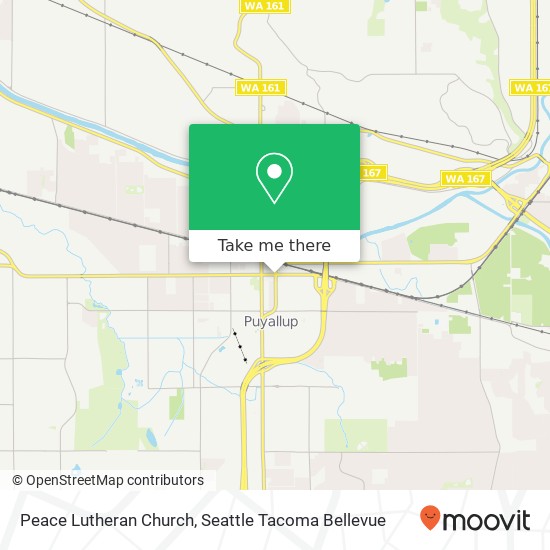 Peace Lutheran Church map