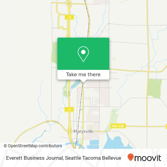 Everett Business Journal map
