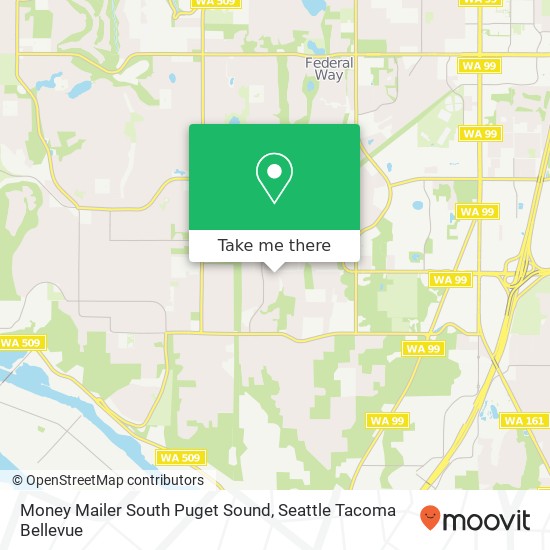 Mapa de Money Mailer South Puget Sound