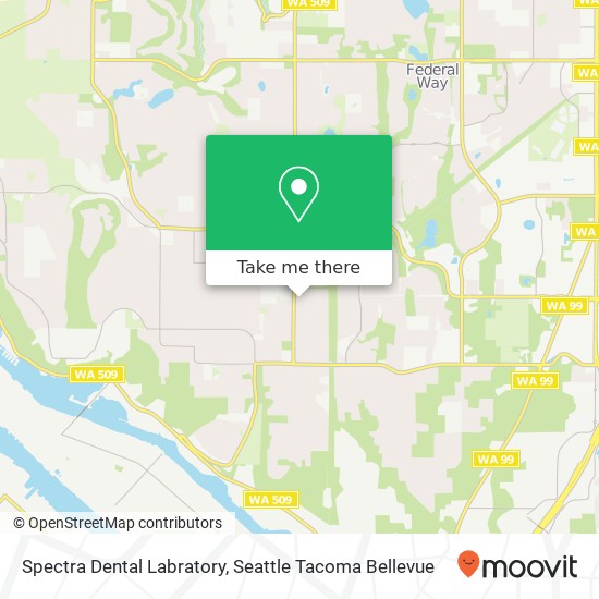 Spectra Dental Labratory map