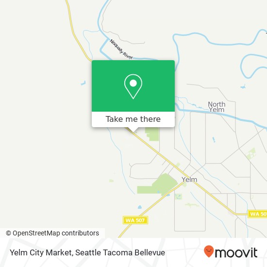 Yelm City Market map