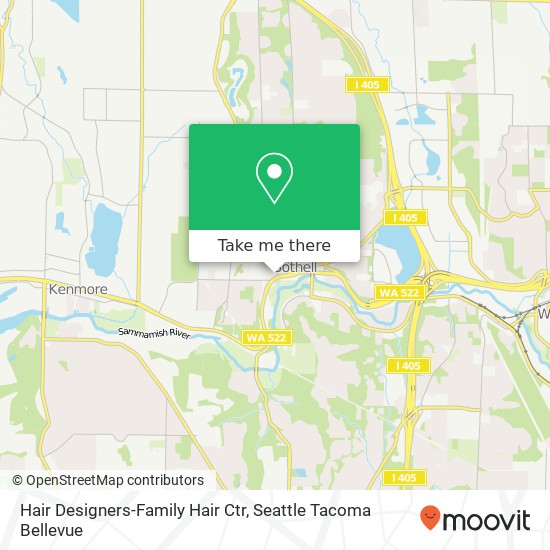 Hair Designers-Family Hair Ctr map