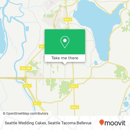 Mapa de Seattle Wedding Cakes