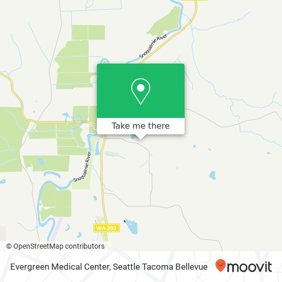 Mapa de Evergreen Medical Center