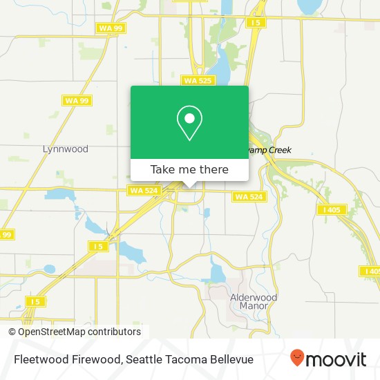 Mapa de Fleetwood Firewood