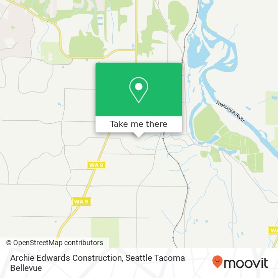 Archie Edwards Construction map