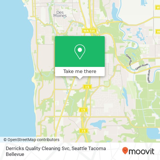 Mapa de Derricks Quality Cleaning Svc