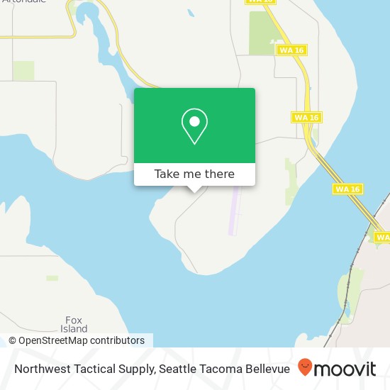 Northwest Tactical Supply map