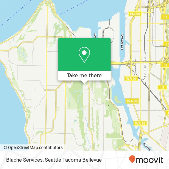 Blache Services map