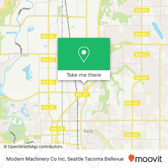 Modern Machinery Co Inc map