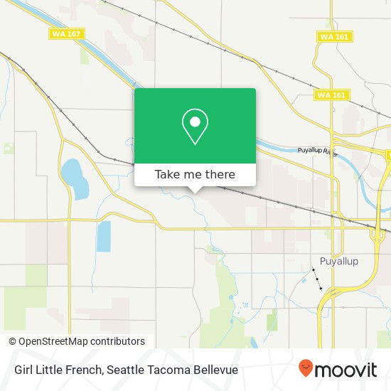 Mapa de Girl Little French