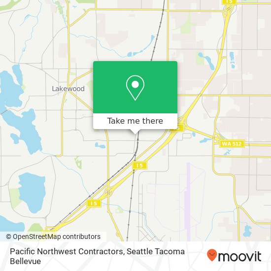 Pacific Northwest Contractors map