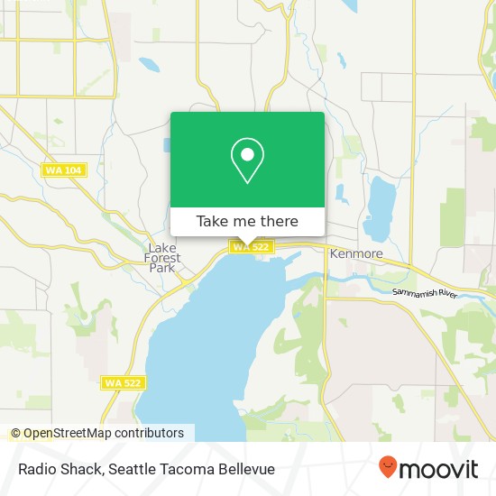 Radio Shack map