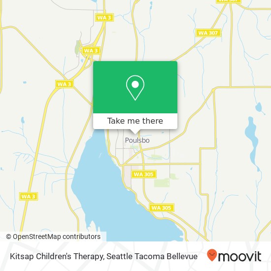 Kitsap Children's Therapy map