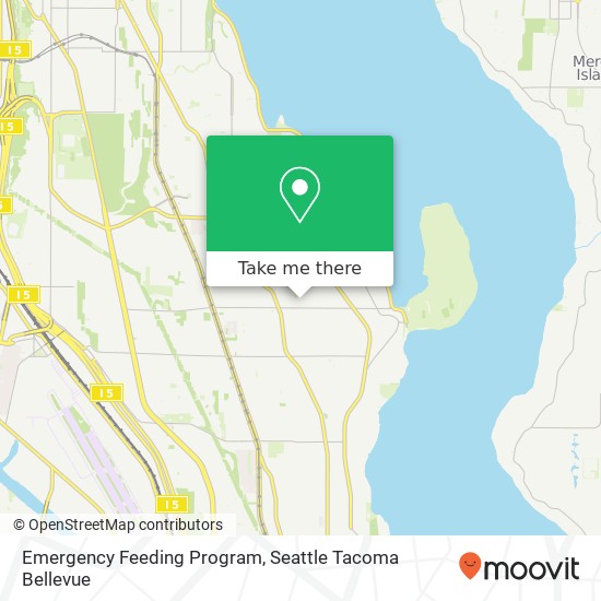 Emergency Feeding Program map