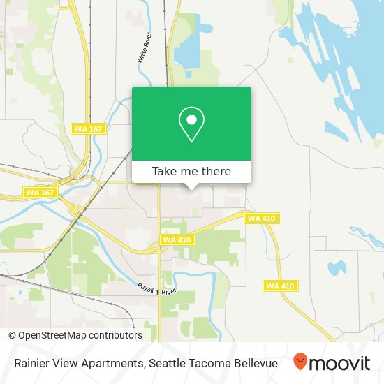 Mapa de Rainier View Apartments