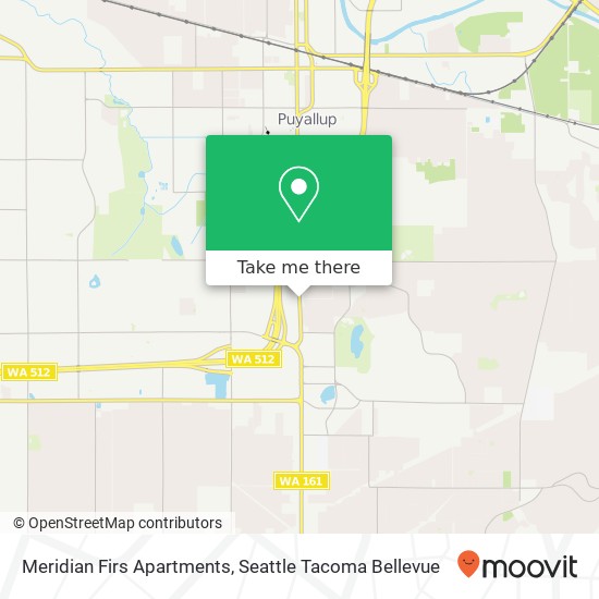 Meridian Firs Apartments map