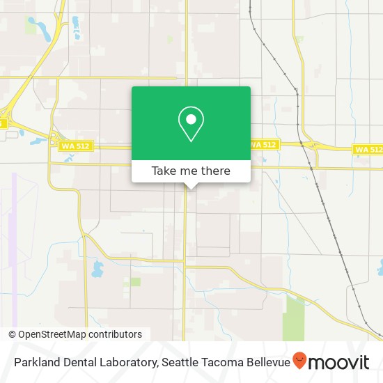 Parkland Dental Laboratory map