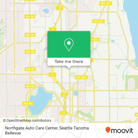 Mapa de Northgate Auto Care Center