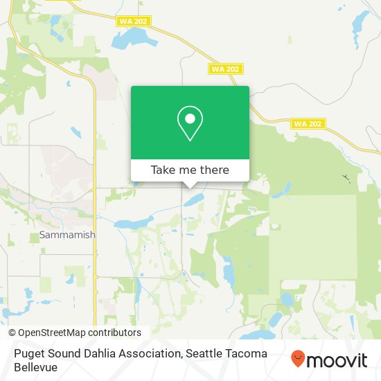 Puget Sound Dahlia Association map