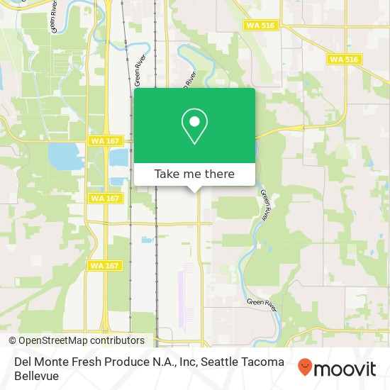 Del Monte Fresh Produce N.A., Inc map