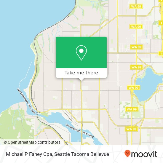 Michael P Fahey Cpa map