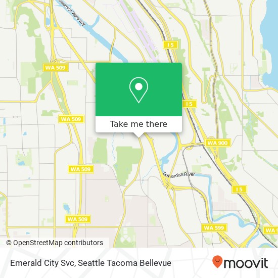 Emerald City Svc map