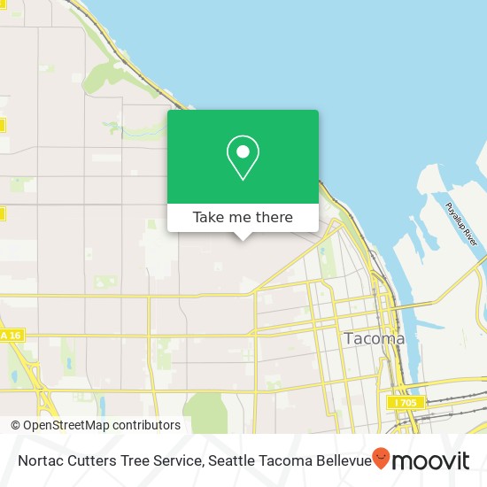 Nortac Cutters Tree Service map