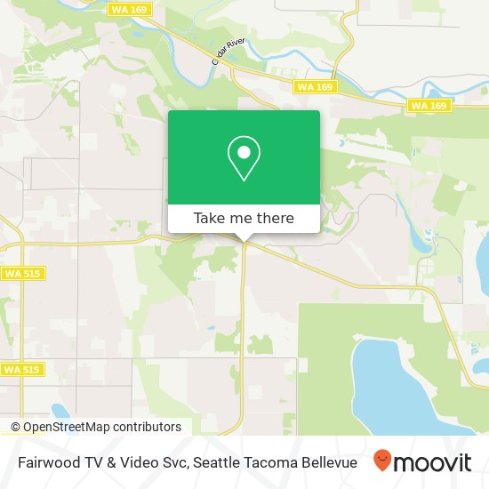 Fairwood TV & Video Svc map