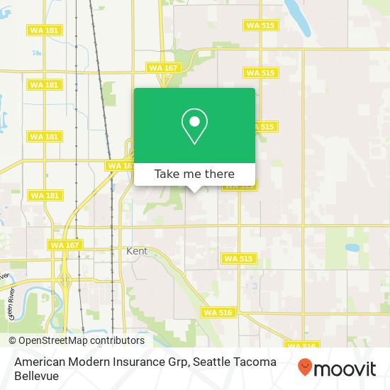 American Modern Insurance Grp map