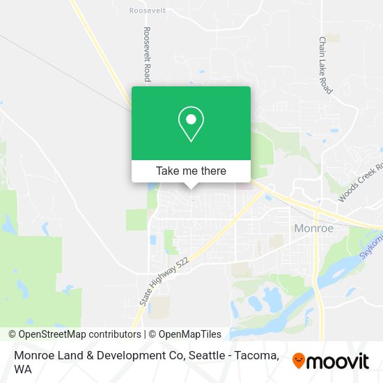 Monroe Land & Development Co map