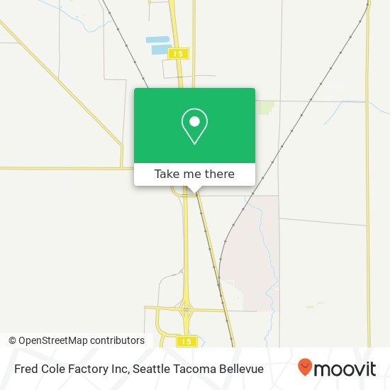 Fred Cole Factory Inc map