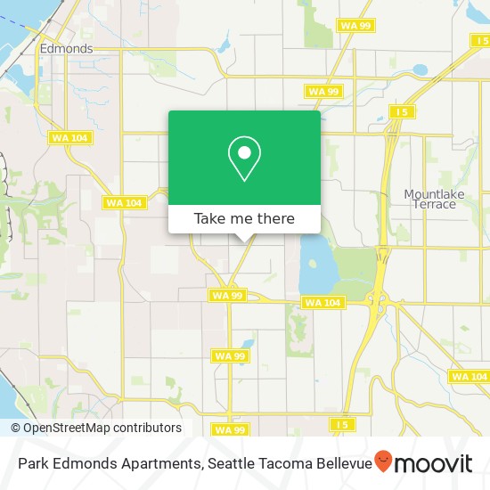 Park Edmonds Apartments map