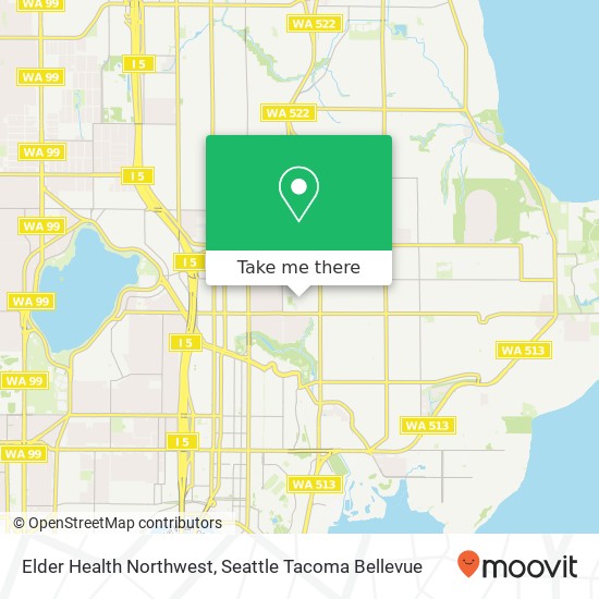 Elder Health Northwest map