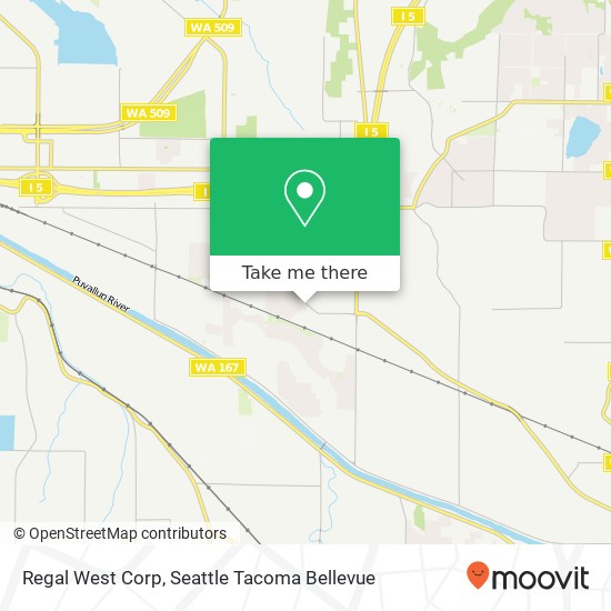 Regal West Corp map