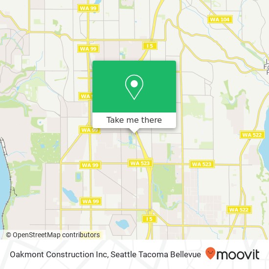 Oakmont Construction Inc map