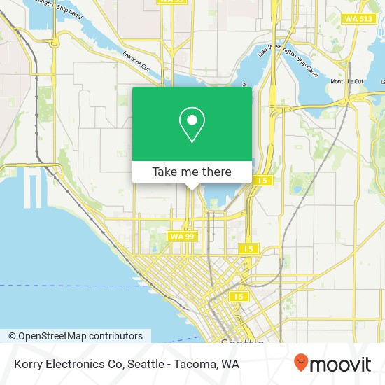 Mapa de Korry Electronics Co