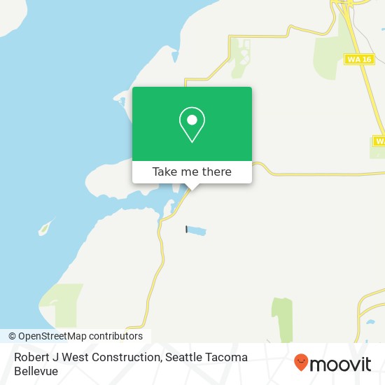 Mapa de Robert J West Construction