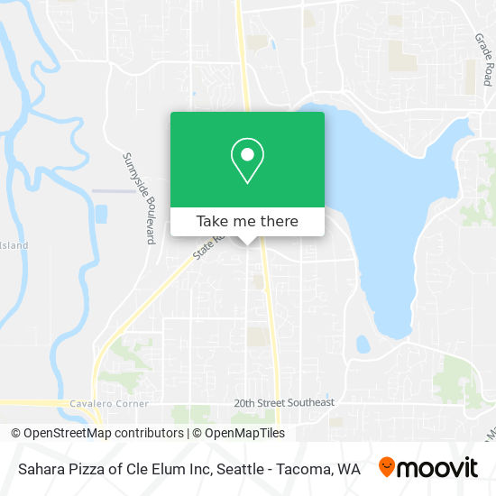 Sahara Pizza of Cle Elum Inc map