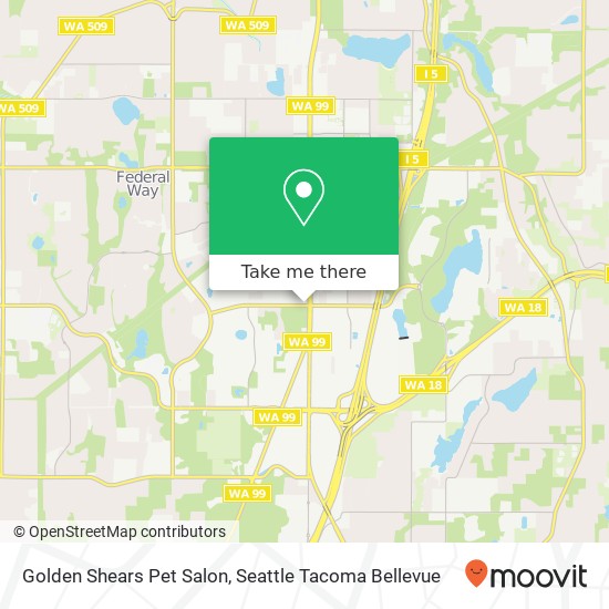 Golden Shears Pet Salon map