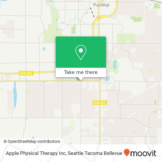 Apple Physical Therapy Inc map