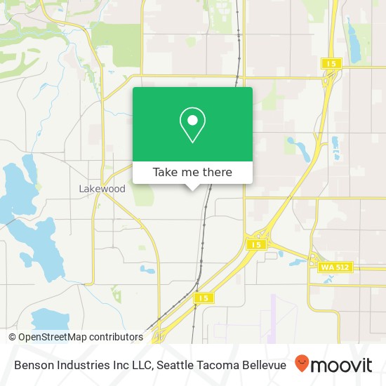 Mapa de Benson Industries Inc LLC
