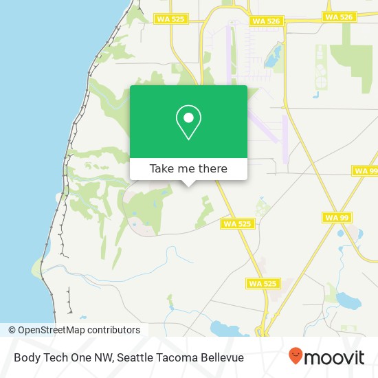 Body Tech One NW map