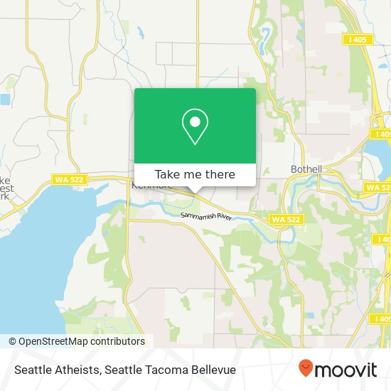 Seattle Atheists map