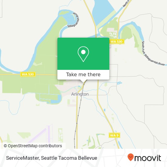 ServiceMaster map