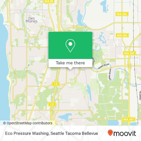 Eco Pressure Washing map