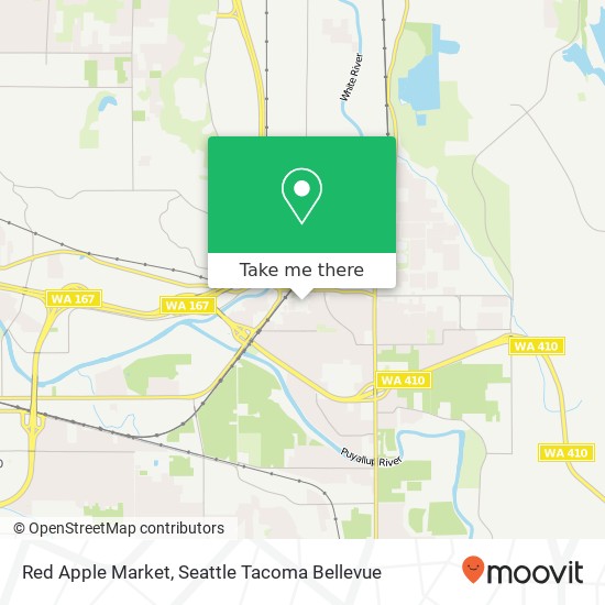 Mapa de Red Apple Market