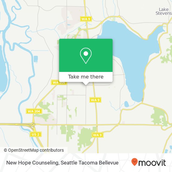 Mapa de New Hope Counseling