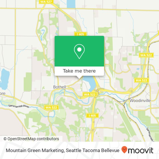 Mountain Green Marketing map